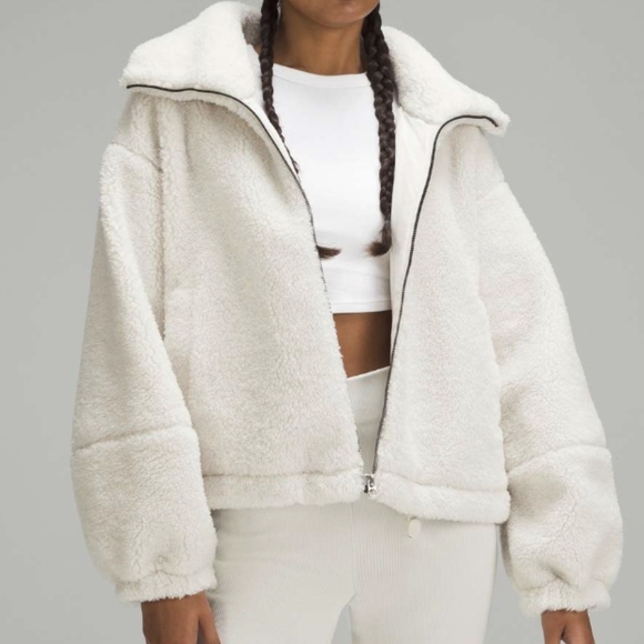 Lululemon Cinchable Fleece Zip-Up - Picture 1 of 9